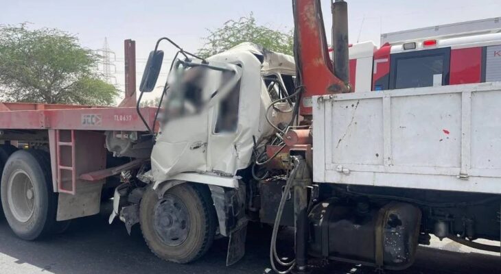 truck accident in kuwait